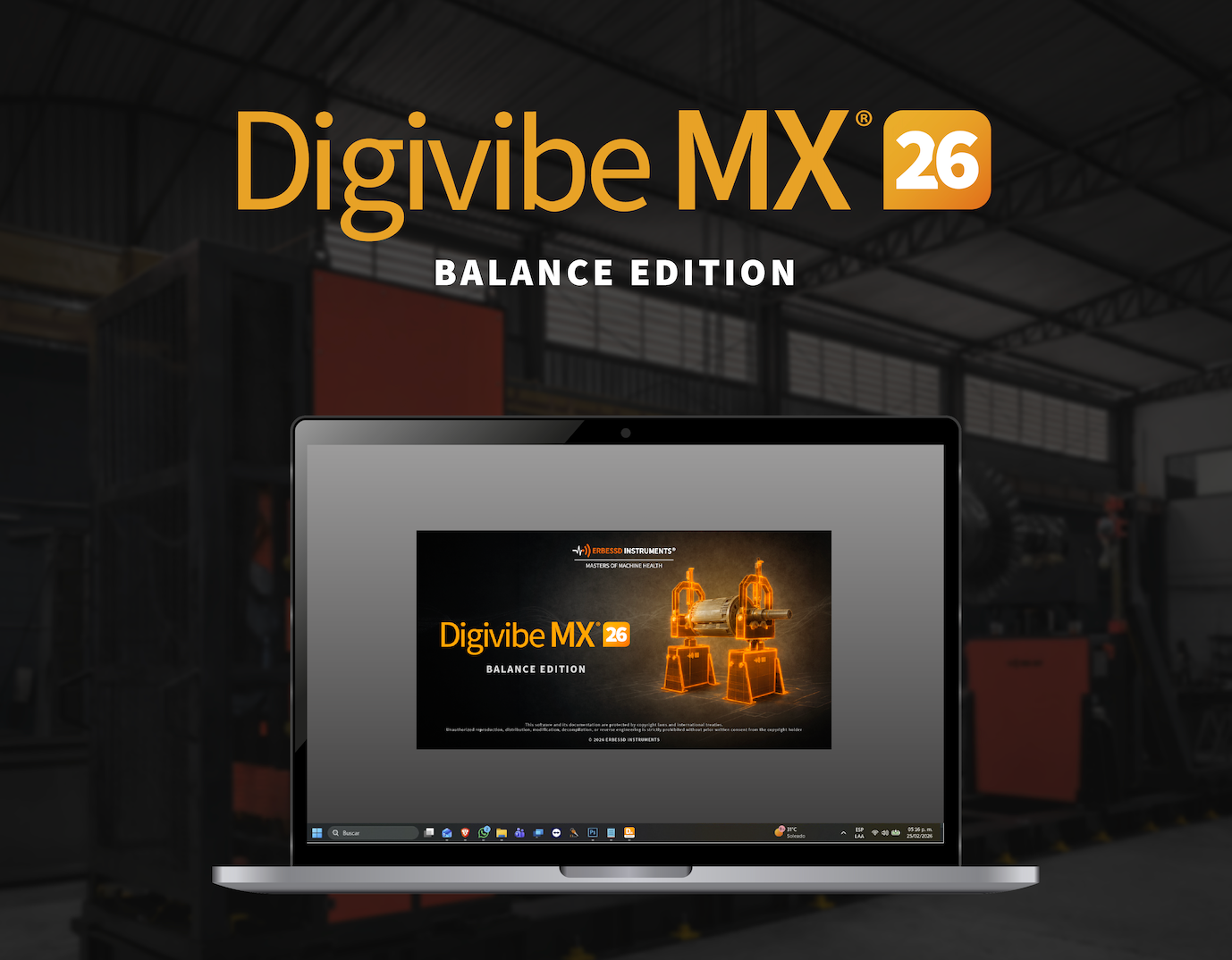 DigivibeMX® Balance 26 — Dynamic Balancing Software