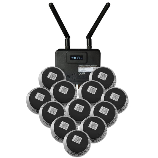 Wireless High Sensitivity Triaxial Accelerometer for Condition Monitoring Sensors - Phantom Expert Gen 3 (12 Kit)