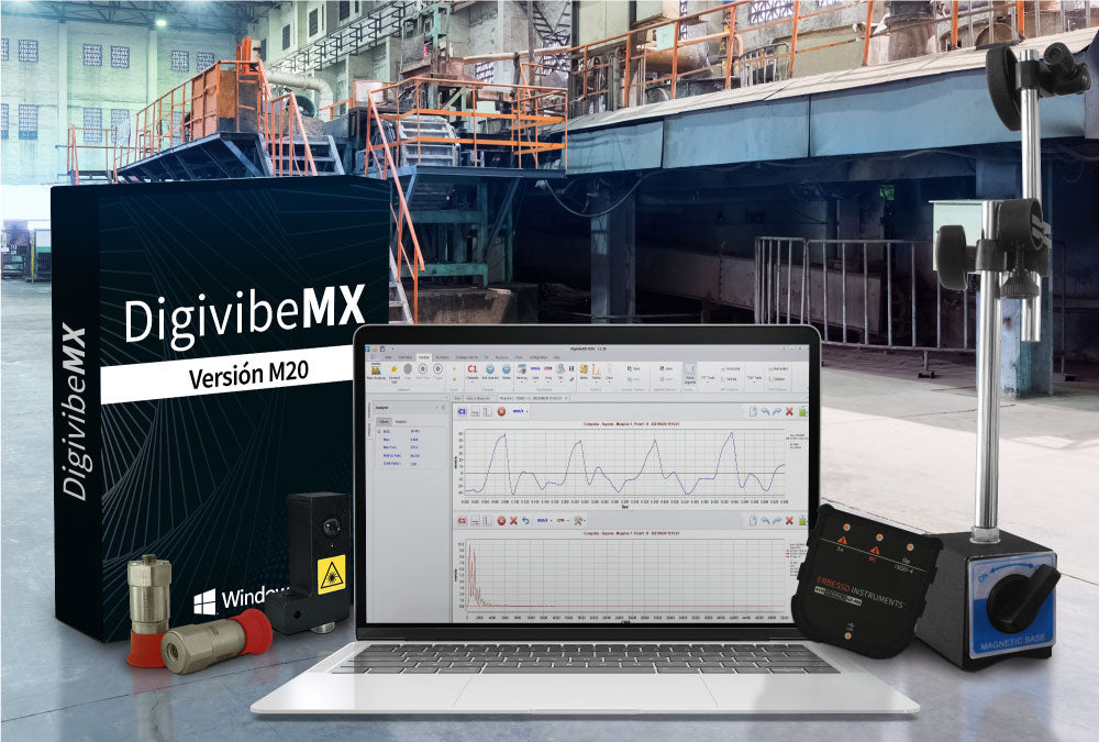 Portable Wired Vibration Analyzer - DigivibeMX M20 (GX400)