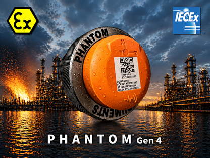 Acelerómetro triaxial inalámbrico de alto rango y ultra bajo ruido para sensor de monitoreo de condición - Phantom Expert Gen 4