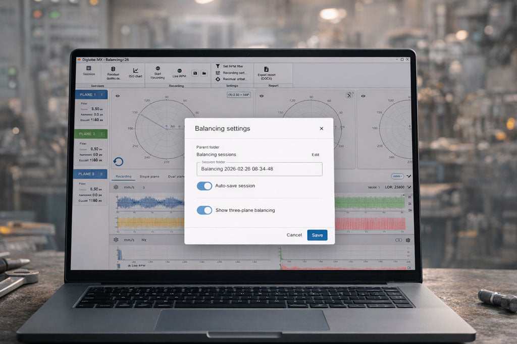 DigivibeMX® Balance 26 — Dynamic Balancing Software